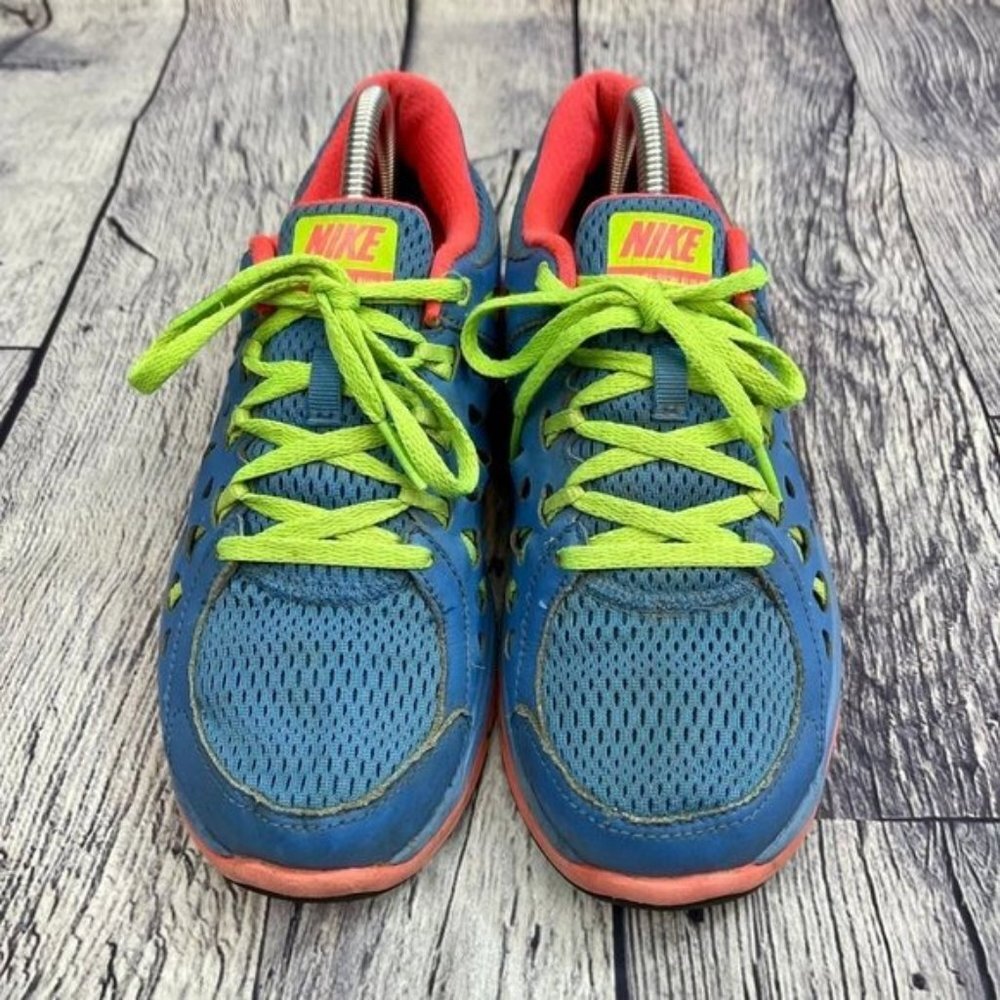Nike Dual Fusion Run 2 Women's Size 7.5 Running Athletic Shoes Blue 599564-400 - Picture 7 of 11